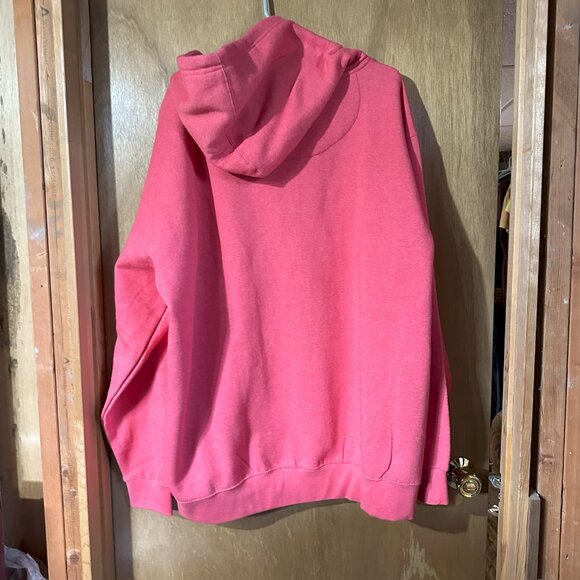 NWOT Pink Zip Up Hooded Sweatshirt Womens XL Annapolis written on the front - Picture 9 of 10